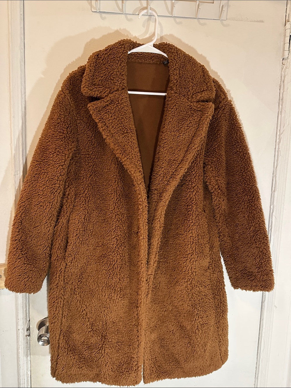 Uniqlo XS | Cozy Women's Faux Shearling Coat in Brown